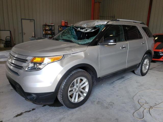 1FM5K8D89FGC03320 - 2015 FORD EXPLORER XLT SILVER photo 1