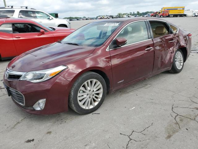 4T1BD1EB7EU026541 - 2014 TOYOTA AVALON HYBRID BURGUNDY photo 1