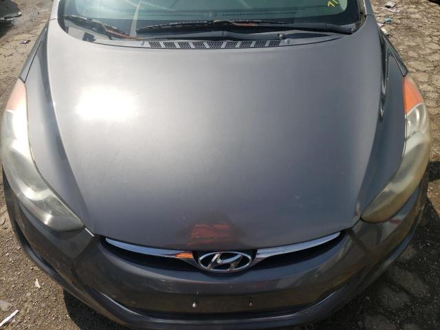 5NPDH4AE4CH126784 - 2012 HYUNDAI ELANTRA GLS GRAY photo 11