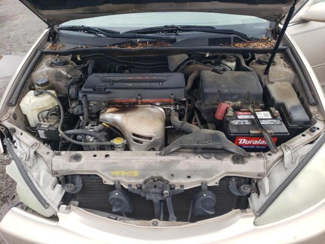 4T1BE30K74U796902 - 2004 TOYOTA CAMRY LE GOLD photo 11