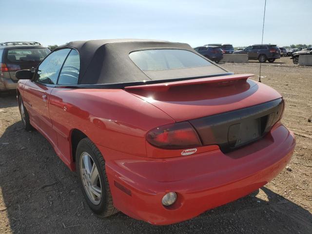 4G2JB32T4YB201572 - 2000 PONTIAC SUNFIRE GT RED photo 3