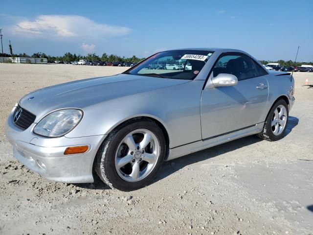 WDBKK65F11F235622 - 2001 MERCEDES-BENZ SLK 320 SILVER photo 1