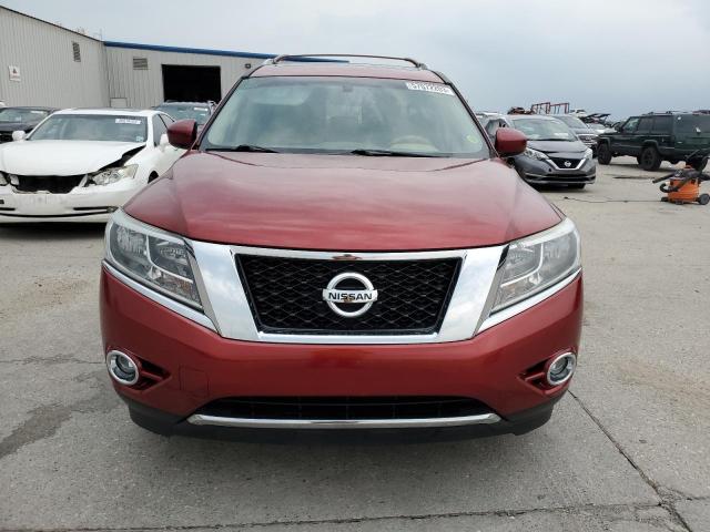 5N1AR2MN7EC638498 - 2014 NISSAN PATHFINDER S RED photo 5