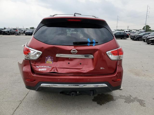 5N1AR2MN7EC638498 - 2014 NISSAN PATHFINDER S RED photo 6