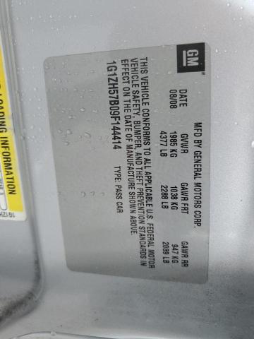 1G1ZH57B09F144414 - 2009 CHEVROLET MALIBU 1LT Gümüş fotoğraf 13