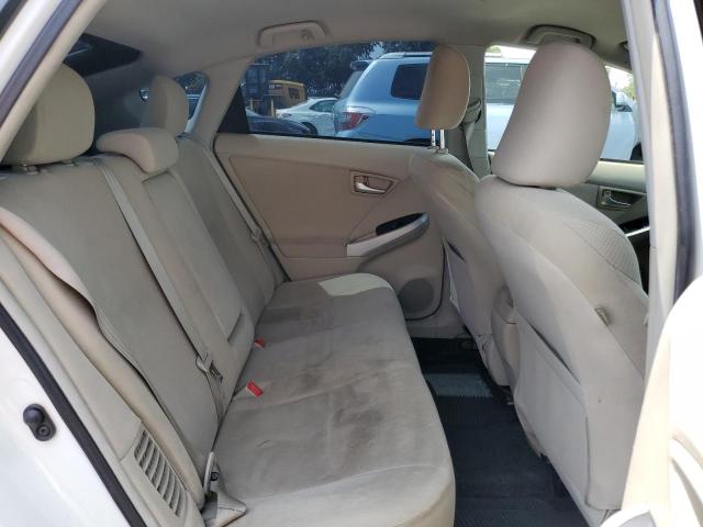 JTDKN3DU7D1635340 - 2013 TOYOTA PRIUS WHITE photo 10