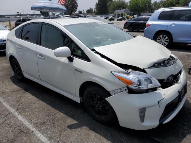 JTDKN3DU7D1635340 - 2013 TOYOTA PRIUS WHITE photo 4