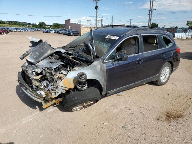 4S4BSAAC0J3381717 - 2018 SUBARU OUTBACK 2.5I BLUE photo 1