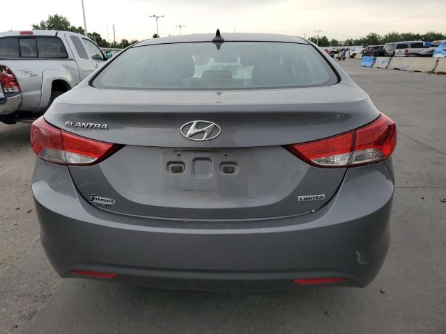 5NPDH4AE7DH444593 - 2013 HYUNDAI ELANTRA GLS SILVER photo 6