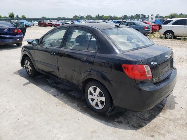 KNADH4A38B6955037 - 2011 KIA RIO BASE BLACK photo 2