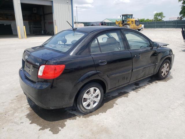 KNADH4A38B6955037 - 2011 KIA RIO BASE BLACK photo 3