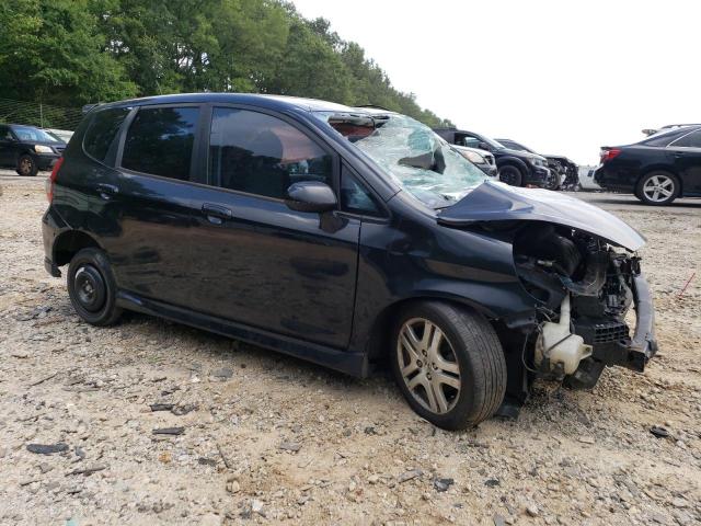 JHMGD38637S017224 - 2007 HONDA FIT S 黑色 照片 4