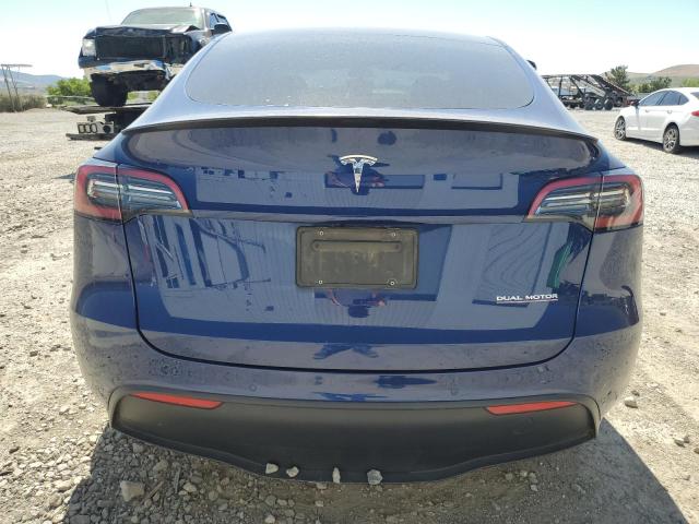 7SAYGDEF7NF493352 - 2022 TESLA MODEL Y BLUE photo 6