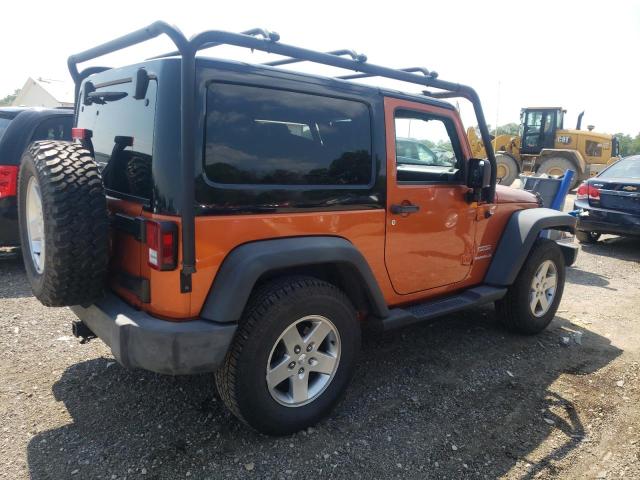 1J4AA2D10AL213167 - 2010 JEEP WRANGLER SPORT ORANGE photo 3