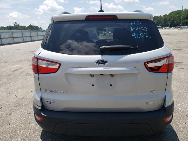 MAJ3S2GEXKC284202 - 2019 FORD ECOSPORT SE Plata foto 6