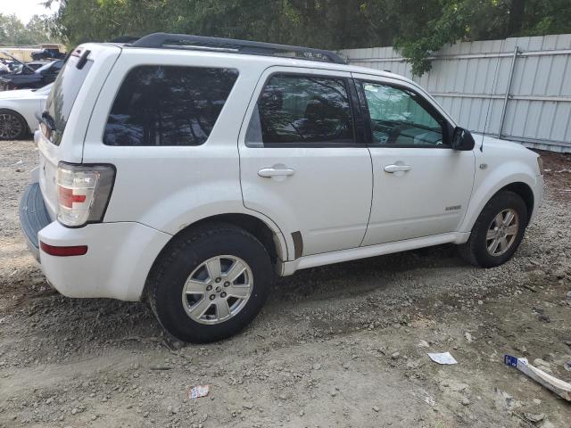 4M2CU81158KJ19549 - 2008 MERCURY MARINER WHITE photo 3