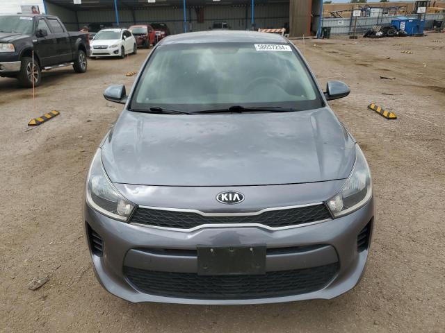 3KPA24AB5KE166191 - 2019 KIA RIO S GRAY photo 5