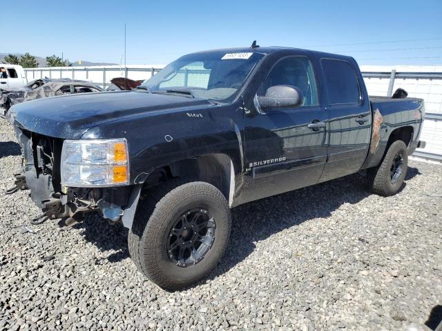 3GCEK13M07G551085 - 2007 CHEVROLET SILVERADO K1500 CREW CAB BLACK photo 1