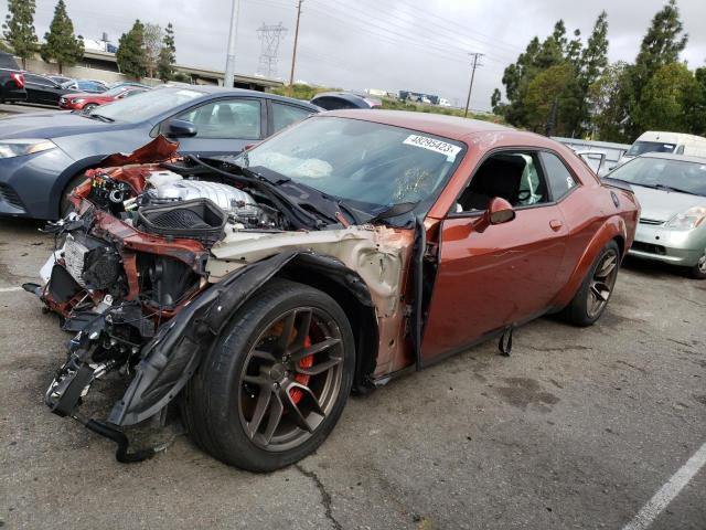 2C3CDZL94MH649564 - 2021 DODGE CHALLENGER SRT HELLCAT REDEYE ORANGE photo 1