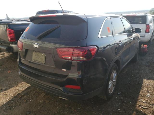 5XYPG4A32KG579757 - 2019 KIA SORENTO L BLACK photo 4