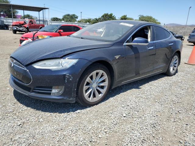 5YJSA1DNXDFP08622 - 2013 TESLA MODEL S Կապույտ լուսանկար 1