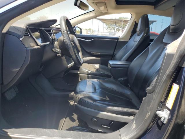 5YJSA1DNXDFP08622 - 2013 TESLA MODEL S Կապույտ լուսանկար 7