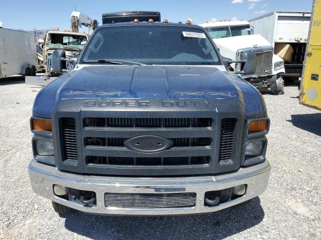 1FTWW31R08EB23500 - 2008 FORD F350 SRW SUPER DUTY BLUE photo 5