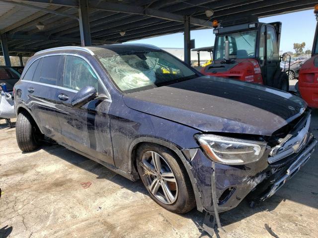 W1N0G8EB2LF837346 - 2020 MERCEDES-BENZ GLC 300 4MATIC BLUE photo 4