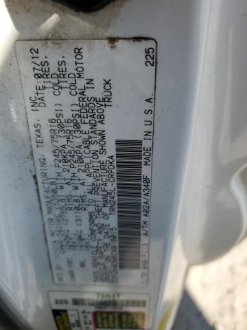 5TFUX4EN8CX016015 - 2012 TOYOTA TACOMA ACCESS CAB თეთრი ფოტო 12