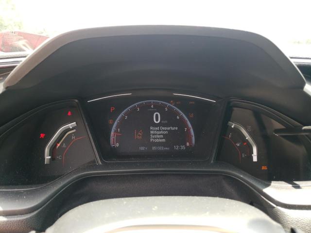 SHHFK7H44LU223943 - 2020 HONDA CIVIC SPORT RED photo 9