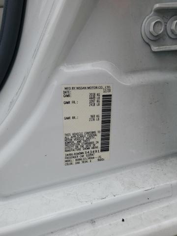1N4BL4EW0MN343491 - 2021 NISSAN ALTIMA SL WHITE photo 12