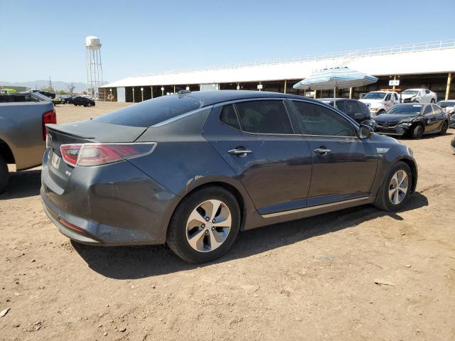 KNAGM4AD2E5071428 - 2014 KIA OPTIMA HYBRID BLUE photo 3