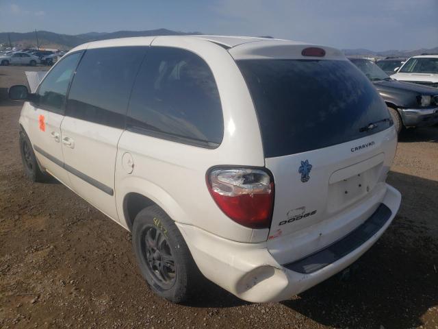 1D4GP45R27B199689 - 2007 DODGE CARAVAN SXT WHITE photo 3