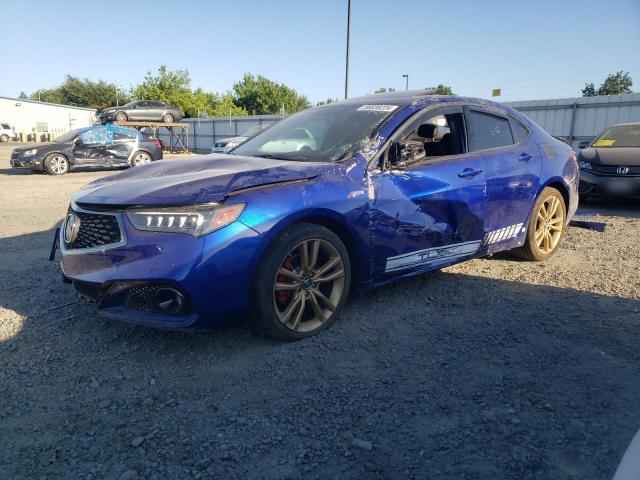 19UUB2F66JA011343 - 2018 ACURA TLX TECH+A BLUE photo 1