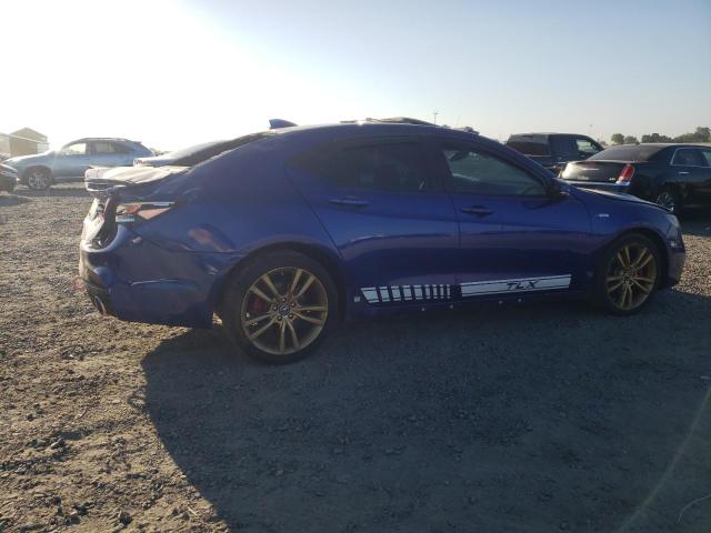 19UUB2F66JA011343 - 2018 ACURA TLX TECH+A BLUE photo 3