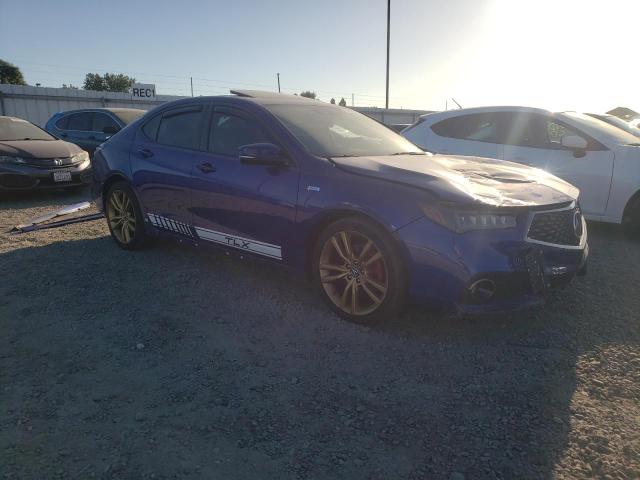 19UUB2F66JA011343 - 2018 ACURA TLX TECH+A BLUE photo 4