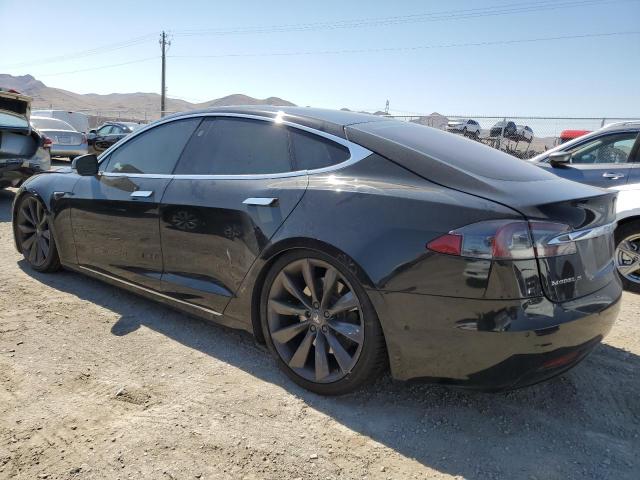 5YJSA1E16HF231222 - 2017 TESLA MODEL S შავი ფოტო 2