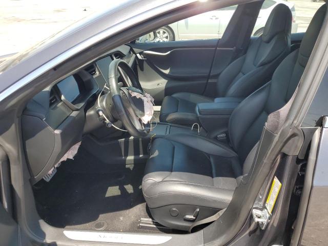 5YJSA1E25JF297873 - 2018 TESLA MODEL S Մոխրագույն լուսանկար 7