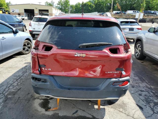 1C4PJMDB3EW251100 - 2014 JEEP CHEROKEE LIMITED RED photo 6