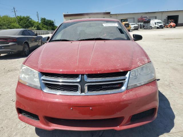 1C3CDZAB1DN554697 - 2013 DODGE AVENGER SE RED photo 5