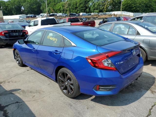 2HGFC2F81LH595033 - 2020 HONDA CIVIC SPORT 蓝色 照片 2