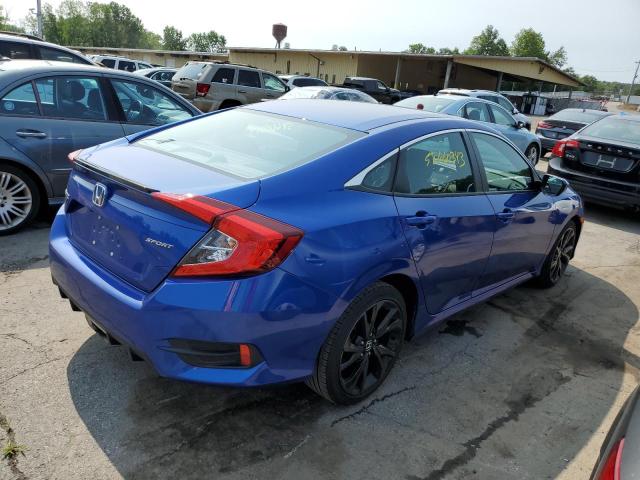 2HGFC2F81LH595033 - 2020 HONDA CIVIC SPORT 蓝色 照片 3