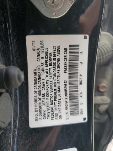 2HGFA1F60BH539842 - 2011 HONDA CIVIC LX-S Qara foto 12