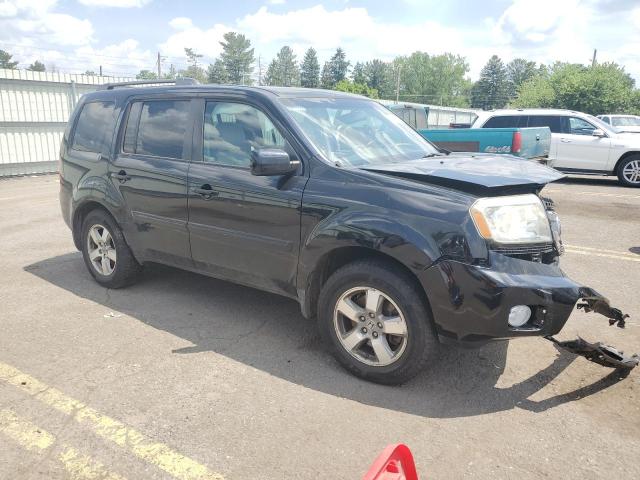 5FNYF4H69BB017224 - 2011 HONDA PILOT EXL BLACK photo 4