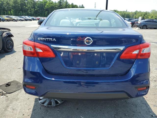 3N1AB7AP8GY303565 - 2016 NISSAN SENTRA S BLUE photo 6