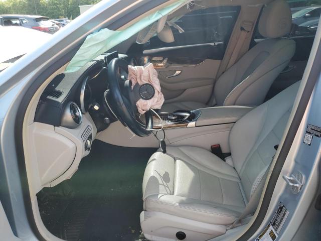 55SWF4KB5FU062792 - 2015 MERCEDES-BENZ C 300 4MATIC BLUE photo 7