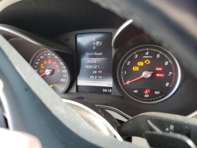 55SWF4KB5FU062792 - 2015 MERCEDES-BENZ C 300 4MATIC BLUE photo 9