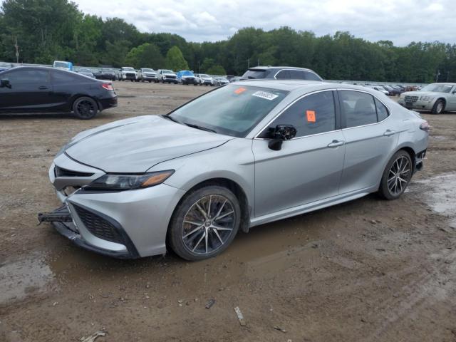 4T1S11AK1RU216534 - 2024 TOYOTA CAMRY SE NIGHT SHADE SILVER photo 1