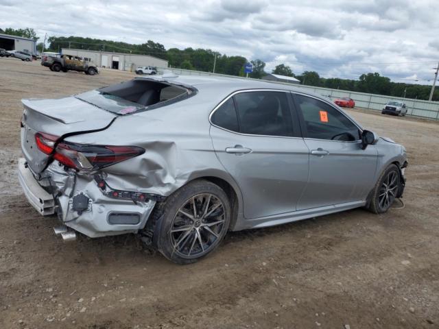4T1S11AK1RU216534 - 2024 TOYOTA CAMRY SE NIGHT SHADE SILVER photo 3