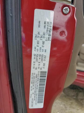 2C4RC1CG7GR221947 - 2016 CHRYSLER TOWN & COU TOURING L RED photo 13